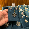 Elsa Frozen Diamond Replica Pendant Set - White