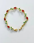 Tulip Bracelet - Red