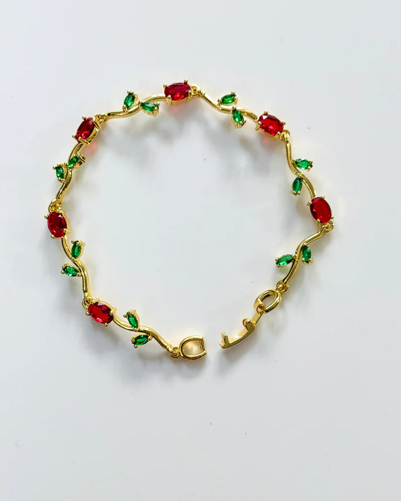 Tulip Bracelet - Red