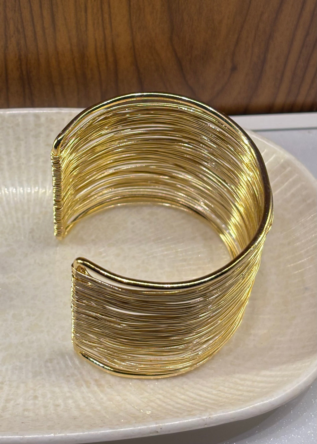 Spring Cuff Bangle