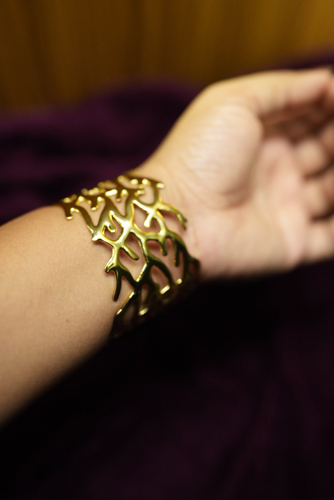 Olive Cuff Bangle
