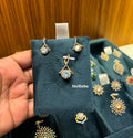 Kylie White Diamond Replica Pendant Set