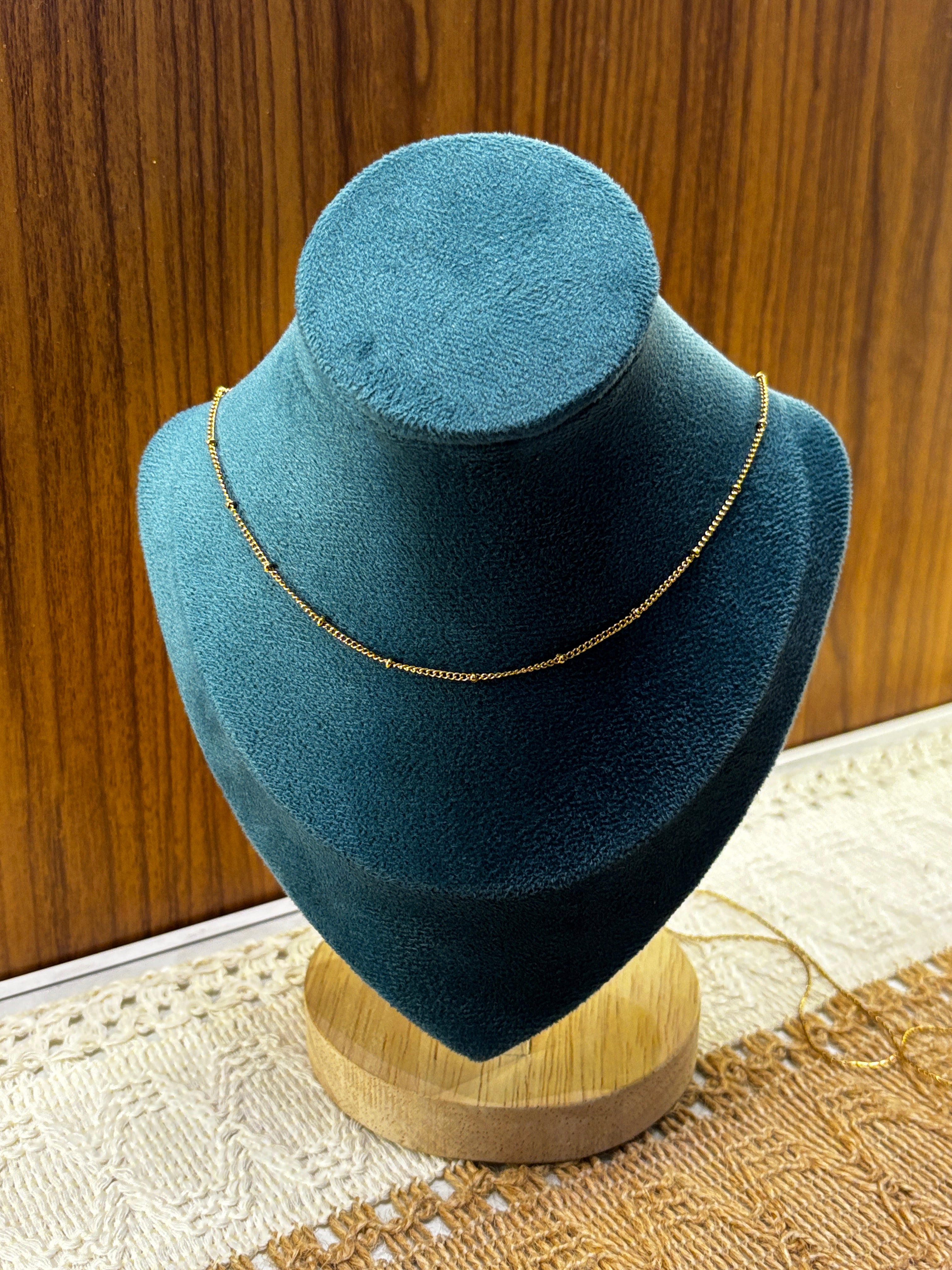 Plain Beaded Chain with extensions