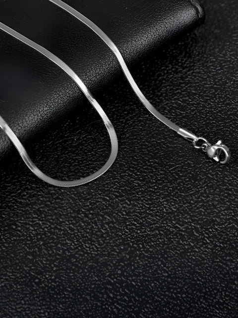 Mens Silver Snake Chain Thick