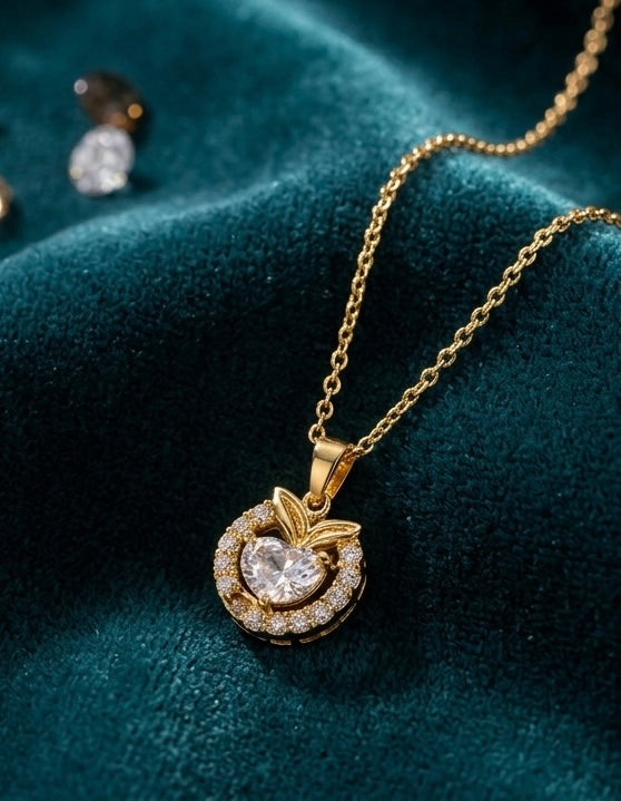 Amour Apple Pendant Necklace