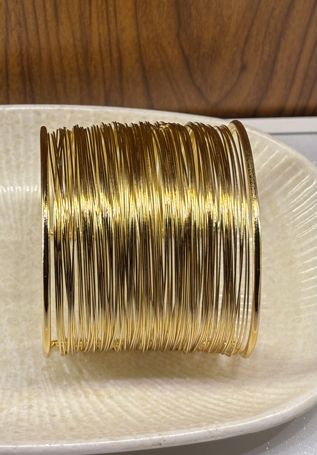 Spring Cuff Bangle
