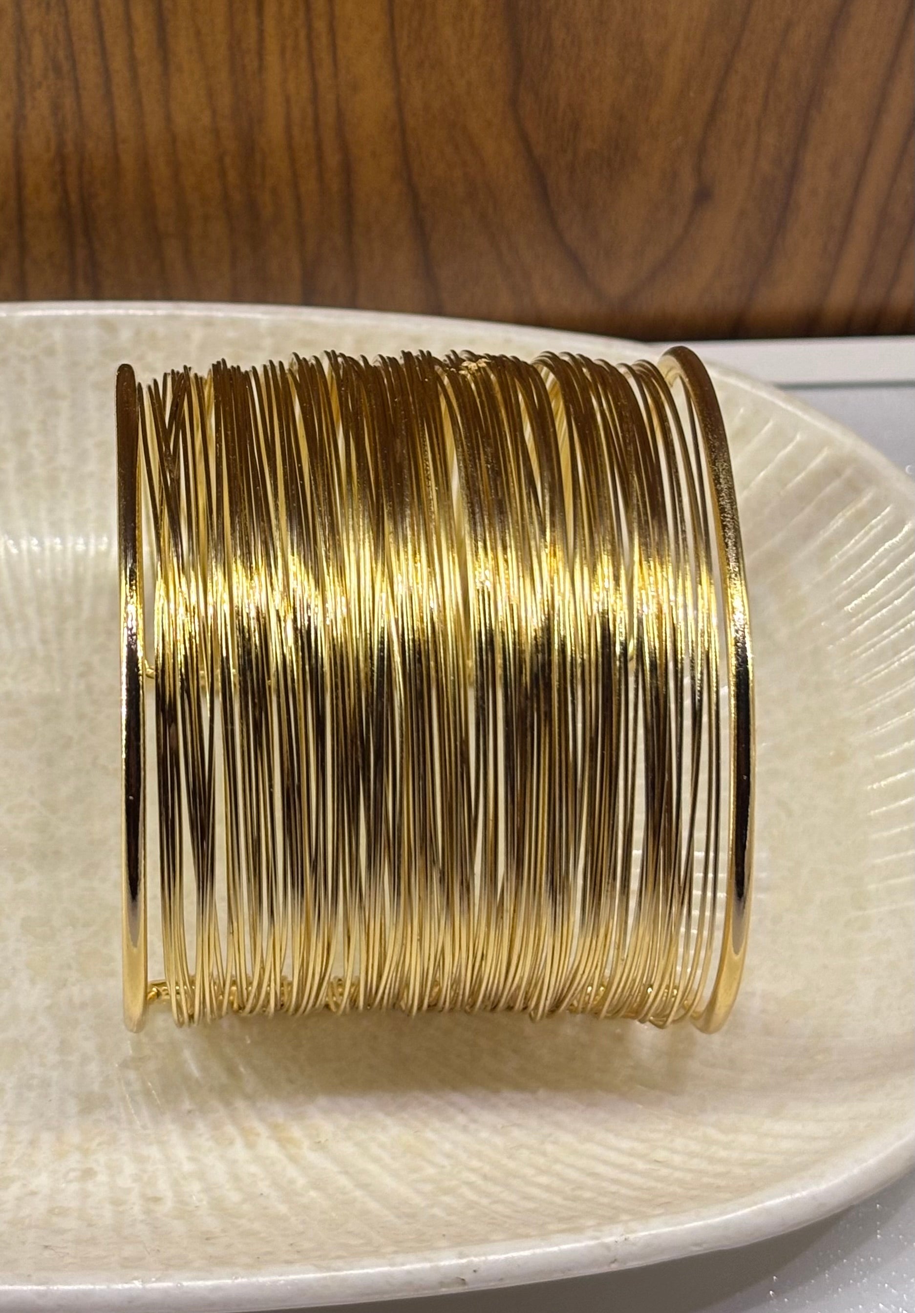Spring Cuff Bangle