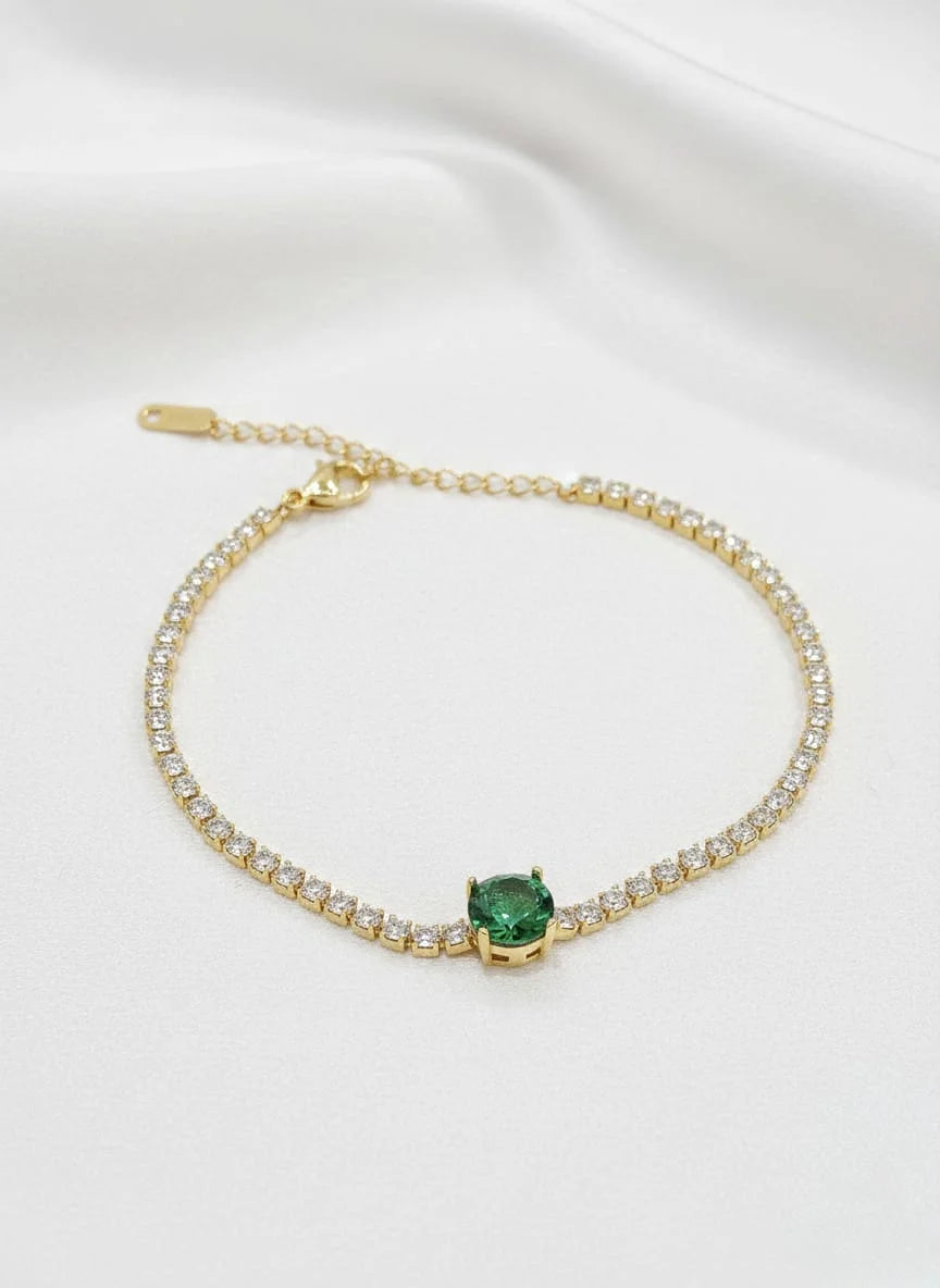Emerald Tennis Bracelet