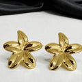 Golden Bloom Stud Earrings