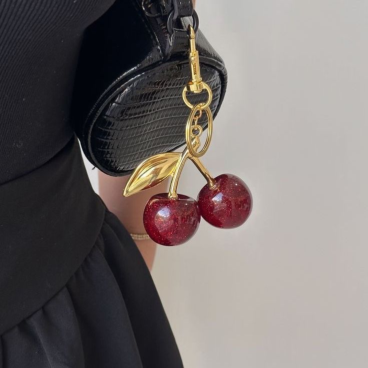 Cherry Keychain