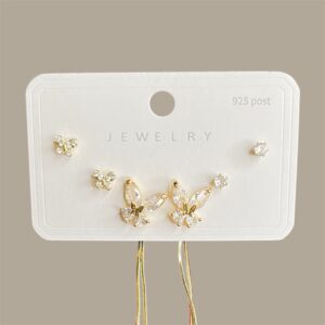 2 in 1 Butterfly Earring Set