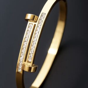 Classic Bar Stone Bangle 💎