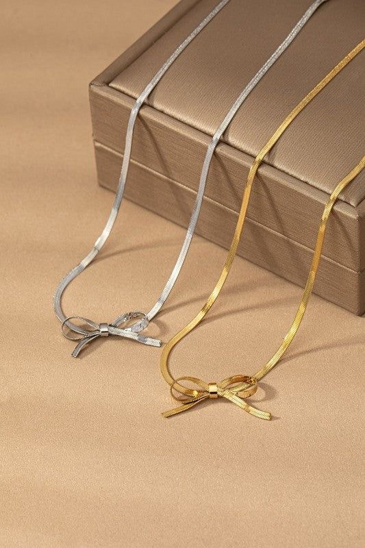 Snake Bow necklace❤️ - Image 5