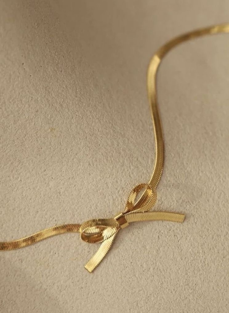 Snake Bow necklace❤️ - Image 3