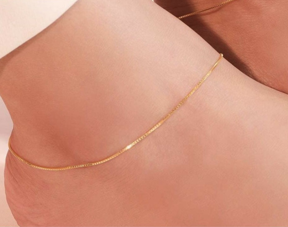 Aureline Minimal Anklet | 199 Per piece | 398 Per pair - Image 2