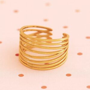 Golden Aura Multi-Layer Ring