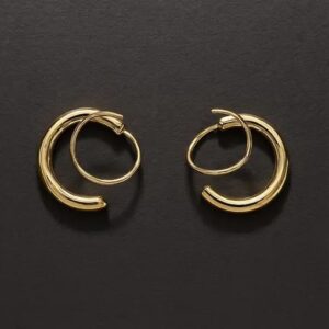 illusion Double Hoop Earrings