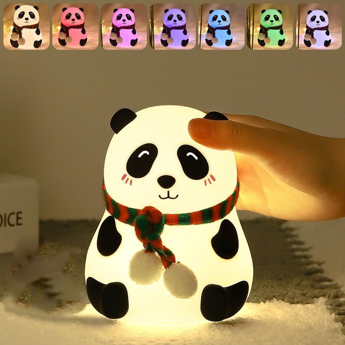 Christmas Panda Lamp